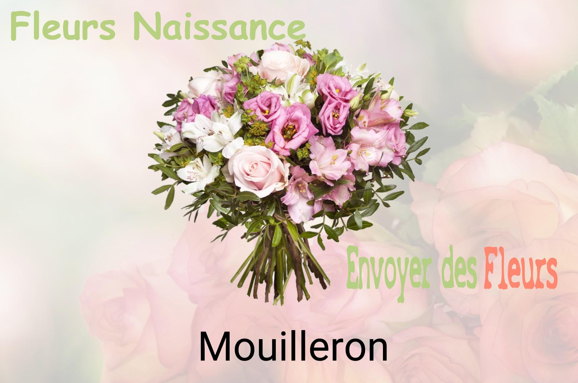 Bouquet de fleurs de naissance livré à Mouilleron